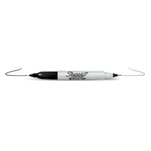Marķieris Sharpie Twin Tip melns