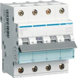 Hager MBN432 — автоматический выключатель 4P, 6 kA B-32 A, 4M
