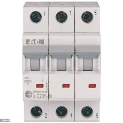 EATON 194892 — Miniature circuit breaker (MCB), 20 A, 3p, characteristic: C EATON 194892 — Miniature circuit breaker (MCB), 20 A, 3p, characteristic: C