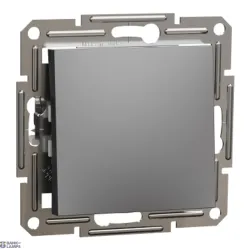 Schneider Electric EPH0500171 — Frame Asfora, Screwless Terminals, Anthracite, Intermediate Switch, Wo