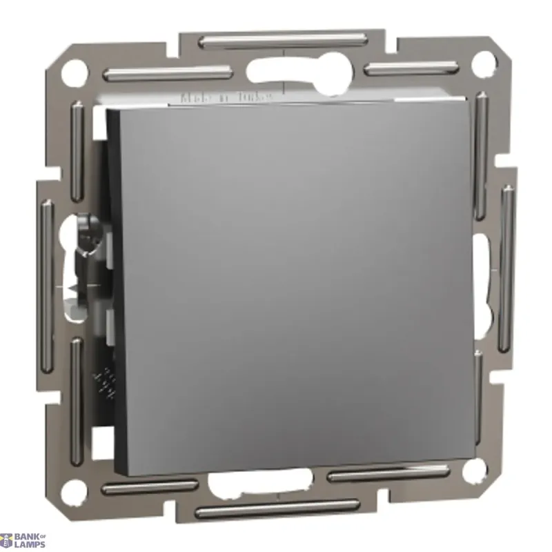 Schneider Electric Frame Asfora, Screwless Terminals, Anthracite, Intermediate EPH0500171