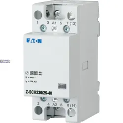 EATON 248847 — Z-SCH230/25-40 Installation contactor, 230VAC/50Hz, 4N/O, 25A, 2HP