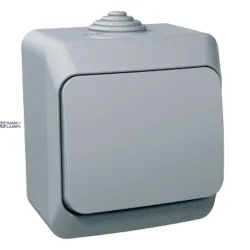 Schneider Electric WDE000610 — Installation Switch Cedar Plus, 1P, Grey, ole Switch - 16AX