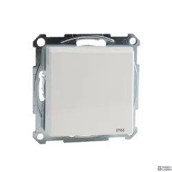 Schneider Electric MTN2314-0319 — Socket Outlet Merten System M SCHUKO, IP44, SCHUKO socket outlet with hinged lid, shuttered, screwless terminals, polar white, glossy., System M Schneider Electric MTN2314-0319 — Socket Outlet Merten System M SCHUKO, IP44, SCHUKO socket outlet with hinged lid, shuttered, screwless terminals, polar white, glossy., System M