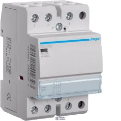 Hager ESC363 — Contactor 63 A, 3NO, 230 V Hager ESC363 — Contactor 63 A, 3NO, 230 V