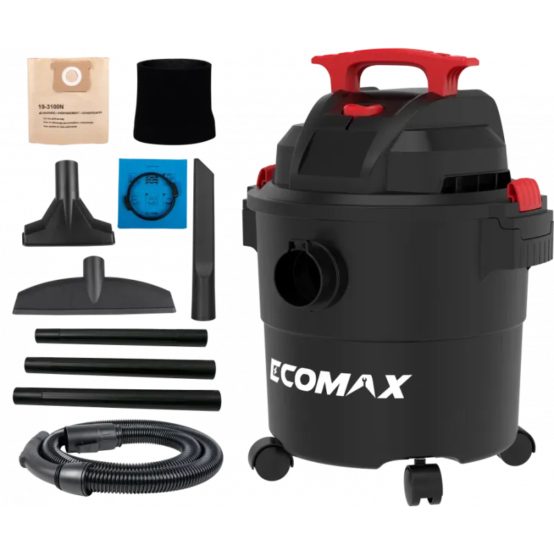 Ecomax Mitrās un sausās uzkopšanas putekļsūcējs EMX 20L, Ecomax EM19402P-5AA