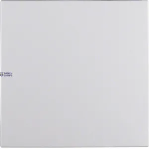 Berker 16201909 — Rocker S.1/B.3/B.7, Polar white, matt, Plastic Berker 16201909 — Rocker S.1/B.3/B.7, Polar white, matt, Plastic