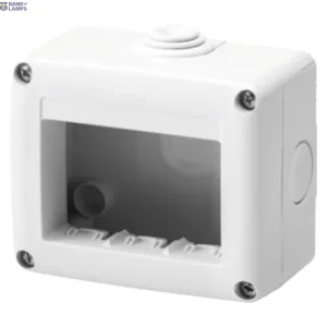 GEWISS GW27003 — Protected Enclosure For System Devices 3 Gang, Ral 7035 Grey, Ip40 GEWISS GW27003 — Protected Enclosure For System Devices 3 Gang, Ral 7035 Grey, Ip40