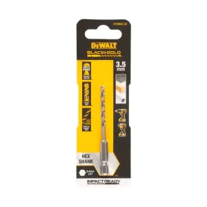 Metāla urbja uzgalis HEX 1/4, 3,5 mm, DeWALT Metāla urbja uzgalis HEX 1/4, 3,5 mm, DeWALT