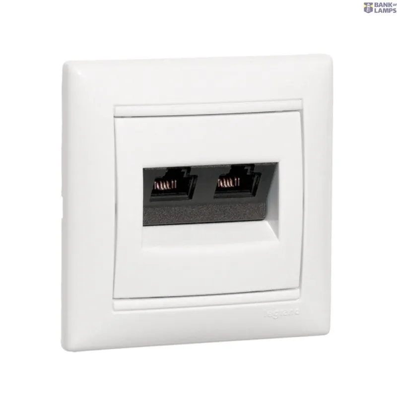 Legrand RJ45 Socket Cat 5E, UTP, Ivory, 71 mm, 36 mm 774139