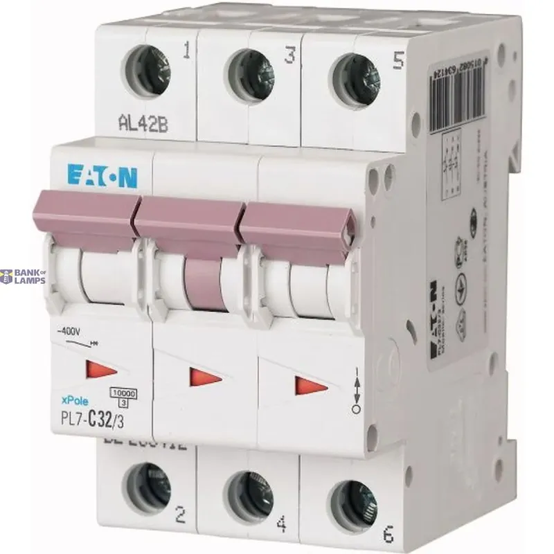 EATON PL7-B32/3 Miniature circuit breaker (MCB), 32 A, 3p 263392