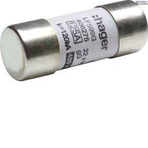 Hager LF599G — Fuse Link 22x58 mm gG, 125 A, 400 V