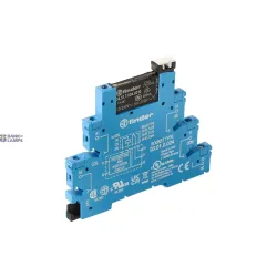 FINDER 385100240060 — Electromechanical Relay Interface Module Screw, 6.2mm, 1CO, 6A, 24VUC, AgNi