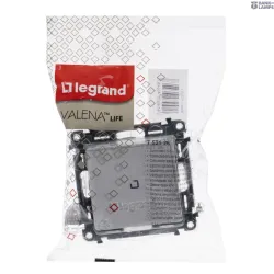 Legrand 752126 — Illuminated Switch Valena Life 250 V, White, with Cover, 10AX, 10 A, two-way