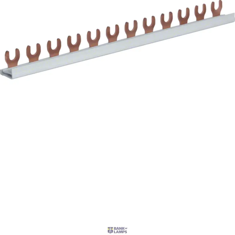 Hager Busbar Insulated, 1P fork 10 mm², 12M KDN163A