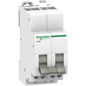 Schneider Electric A9E18071 — Changeover slēdzis Acti9 iSSW, 20 A, 2P, 250 V AC, 2CO, 2 positions Schneider Electric A9E18071 — Changeover slēdzis Acti9 iSSW, 20 A, 2P, 250 V AC, 2CO, 2 positions