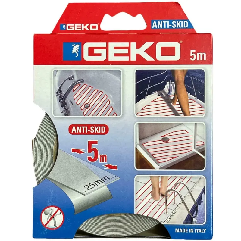 GEKO Anti-slip tape 25x5m WHITE 220/53 GEKO 8014846519819