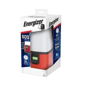 Energizer Camping 360° laterna – 500 lm ESAL351, 3xAA / 3xD, var barot ierīces caur USB Energizer Camping 360° laterna – 500 lm ESAL351, 3xAA / 3xD, var barot ierīces caur USB