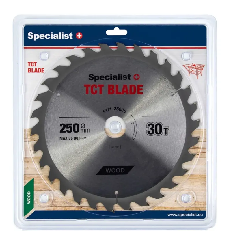 Specialist+ SPECIALIST+ griešanas disks, 250 x 30T x 32 mm 51-1-25030