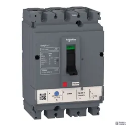 Schneider Electric LV510307 — Circuit Breaker EasyPact CVS CVS100B, 3P, 25kA, 415V AC, 100A, Easypact CVS100B, 25kA At 415 VAC, 100A Rating Thermal Magnetic TM-D Trip Unit, 3d Schneider Electric LV510307 — Circuit Breaker EasyPact CVS CVS100B, 3P, 25kA, 415V AC, 100A, Easypact CVS100B, 25kA At 415 VAC, 100A Rating Thermal Magnetic TM-D Trip Unit, 3d