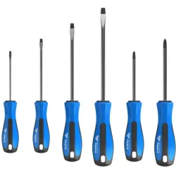Skrūvgriežu komplekts 6 gab., SL/PH 6 osa lapik, Brilliant Tools