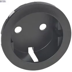 Legrand 067931 — Schuko Socket Outlet 2P+E, Graphite, 53×53×23mm
