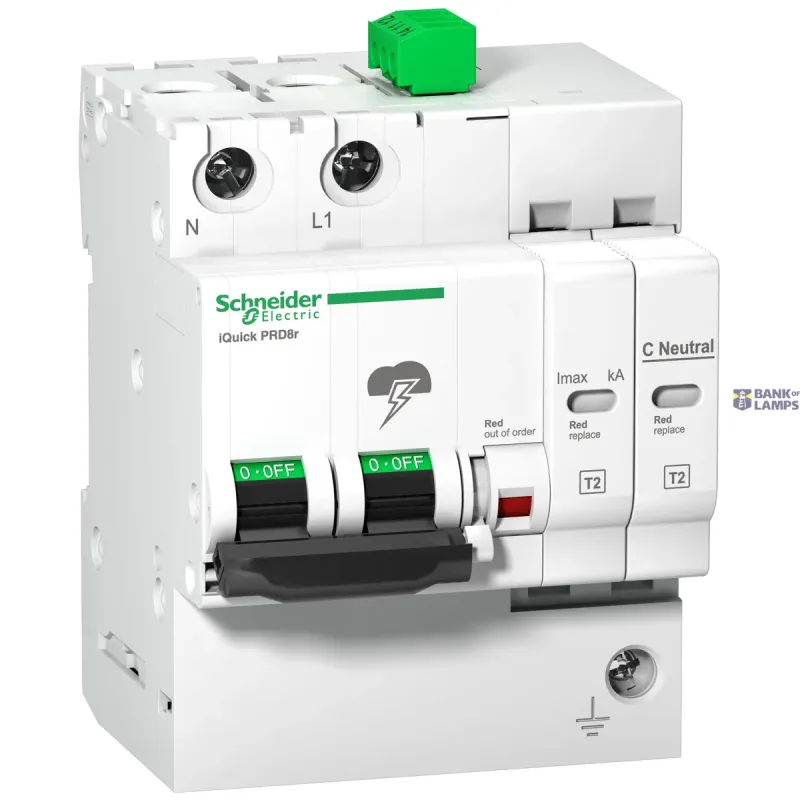 Schneider Electric Surge Arrester with Pluggable Cartridge Acti9 iQuick PRD A9L16292