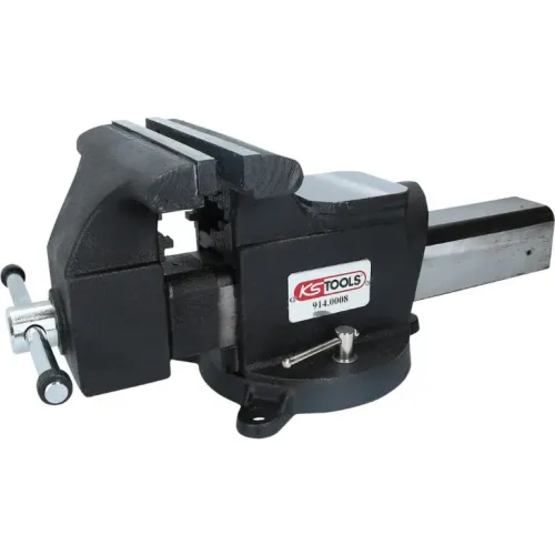 KS Tools Skrūvspīles ar grozāmu pamatni 200 mm, KS Tools 914-0008