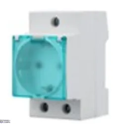 THORGEON 18014 — Din Rail Socket 16A, 250V with cover THORGEON 18014 — Din Rail Socket 16A, 250V with cover