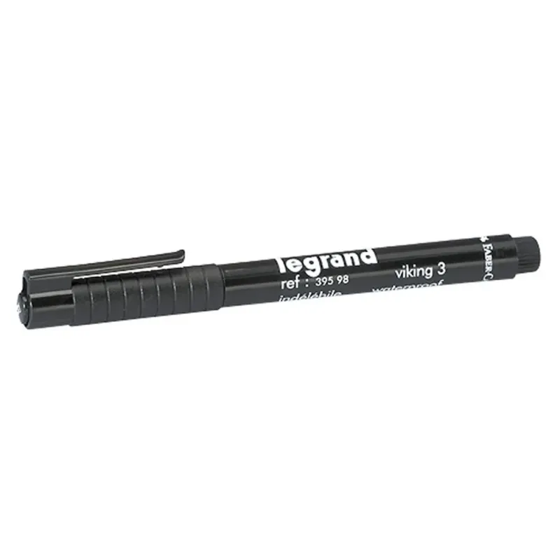 Legrand Permanent Marker Pen Viking 3 Black, Felt 039598