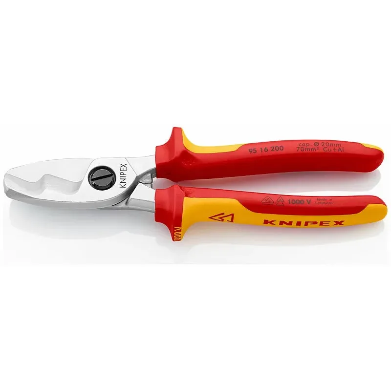 Knipex Kabeļu grieznes D20mm/70mm2 VDE, Knipex 9516200