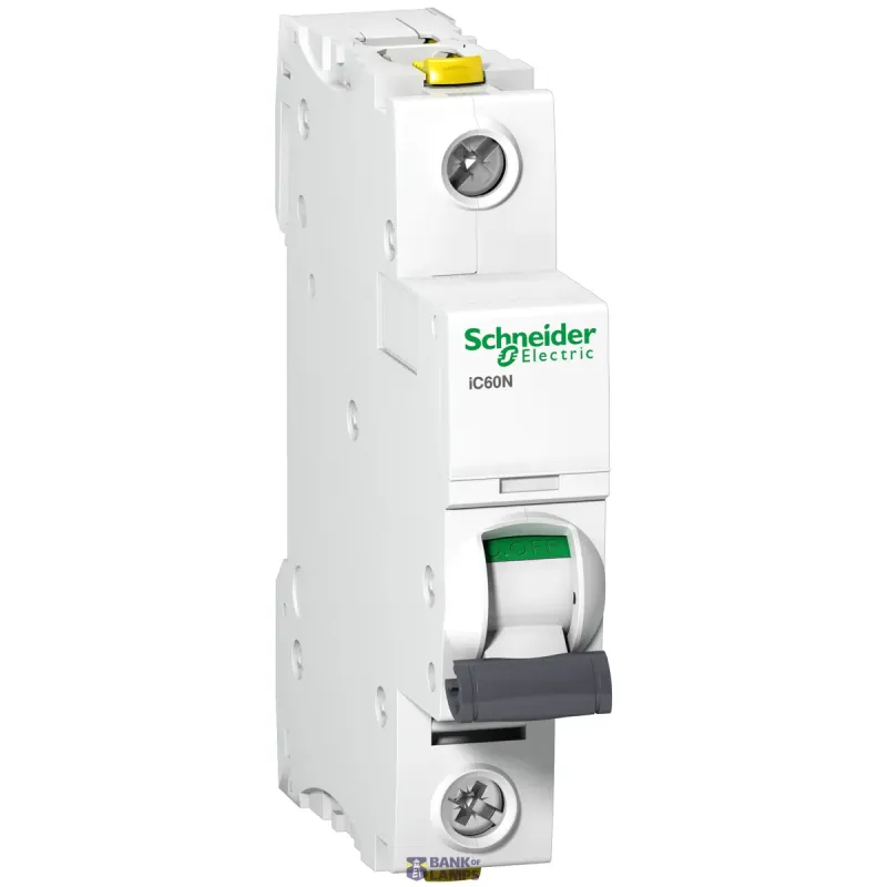 Schneider Electric Circuit Breaker Acti9 iC60N, 1P, 40A A9F03140