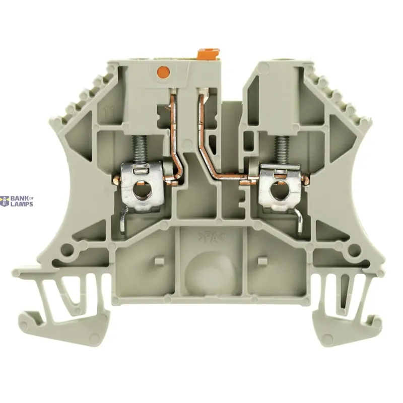 Weidmüller Test-Disconnect Terminal Block Screw connection, dark 1855610000