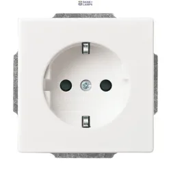 Busch-Jaeger 2CKA002011A6207 — 20 EUC-84-500 Cover Plates (partly incl. Insert) Protective Contact (SCHUKO) studio white - 63x63 Busch-Jaeger 2CKA002011A6207 — 20 EUC-84-500 Cover Plates (partly incl. Insert) Protective Contact (SCHUKO) studio white - 63x63