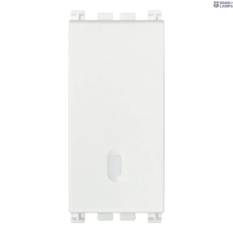 Vimar 1P 16AX 1-way switch white 19001-B