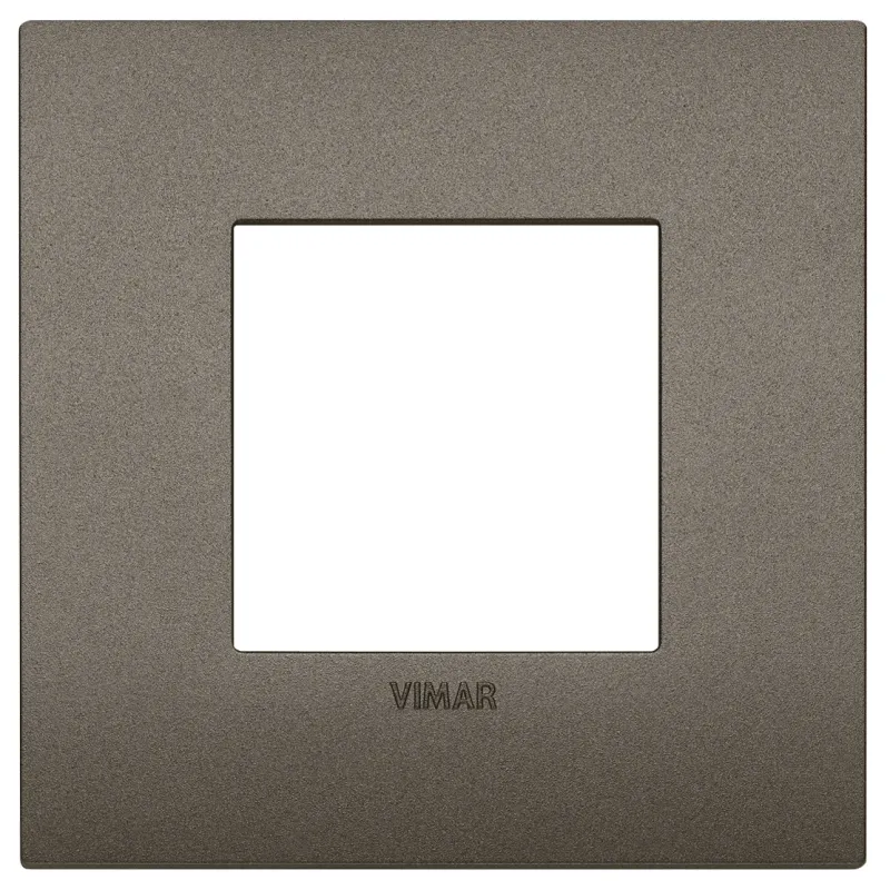 Vimar Classic plate 2M technopolymer Metal 19642-80