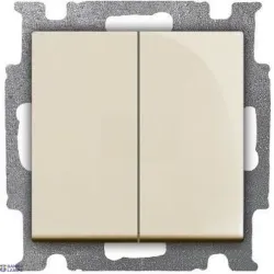 Busch-Jaeger 2CKA001012A2148 — 2006/5 UC-92-507 Cover Plates (partly incl. Insert) Rocker/button Series switch white - Basic55