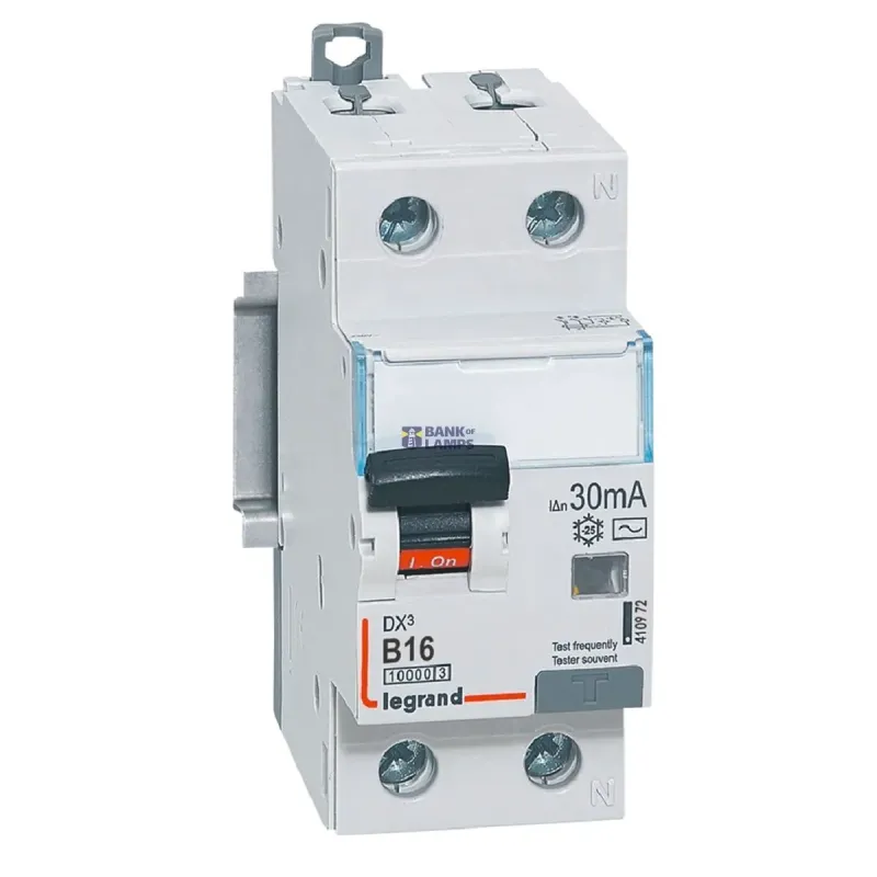 Legrand Residual Current Circuit Breaker with Overcurrent 410972