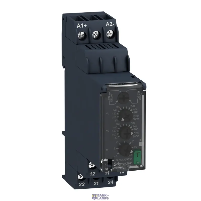 Schneider Electric Voltage Monitoring Relay Harmony, 8A, 300V AC/DC, 2CO, IP20 RM22UB34