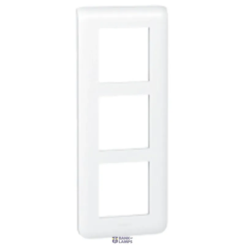 Legrand Cover Frame Mosaic 3 V, 57 mm 078856