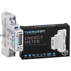 THORGEON 01005 — 1-Phase DIN Energy Meter 50A MID certificate THORGEON 01005 — 1-Phase DIN Energy Meter 50A MID certificate