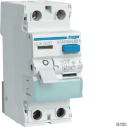 Hager CDA263D — Differential slēdzis 2P, 63 A, 30 mA, type A
