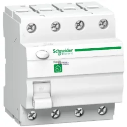 Schneider Electric R9R01440 — Residual Current Circuit Breaker Resi9, 4P, 40A, Differential Switch Sensitivity 30mA Instantaneous Type A Schneider Electric R9R01440 — Residual Current Circuit Breaker Resi9, 4P, 40A, Differential Switch Sensitivity 30mA Instantaneous Type A