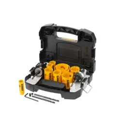 Bi-Metal kroņurbju komplekts General 13 gab., DeWALT Bi-Metal kroņurbju komplekts General 13 gab., DeWALT