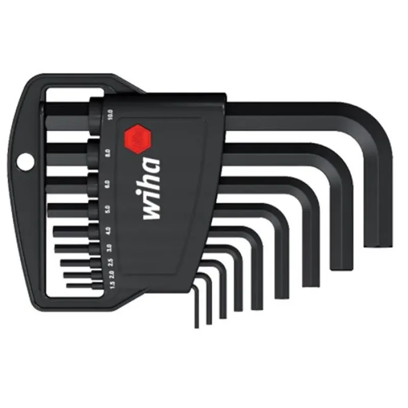 Wiha Hexagon L-Shaped Key Set Classic 350 9 pcs 06379