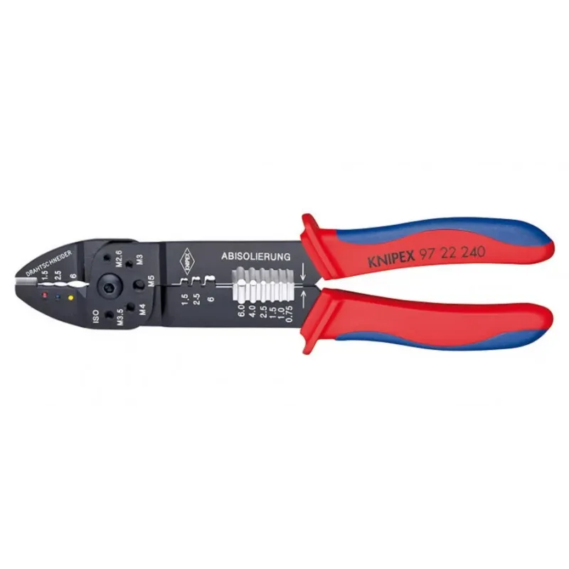 Knipex Presēšanas knaibles 0,5-6mm, Knipex 9722240