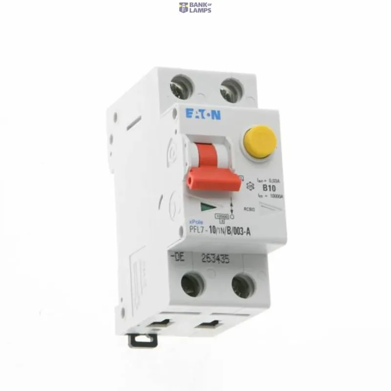 EATON PFL7-10/1N/C/003-A RCD/MCB combination, 10 A, 30 mA, MCB 263517