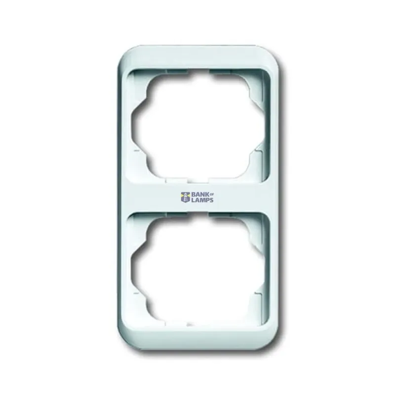 Busch-Jaeger 1732-24G Cover Frame 2gang(s) studio white - alpha nea 2CKA001754A2726