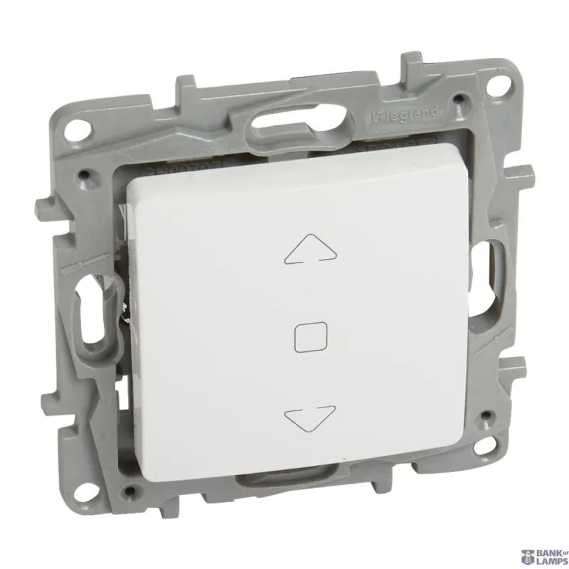 Legrand Push Button White, 6A, 250V, 1P, IP31 764512
