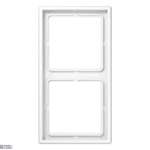 Cover Frame LS 990, 2-Gang, White, 81 mm x 152 mm, IP44, Duroplastic Cover Frame LS 990, 2-Gang, White, 81 mm x 152 mm, IP44, Duroplastic